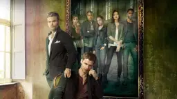 The Originals obsada: Elijah, Klaus, Rebekah, Freya, Kol i Hayley pozują do portretu.