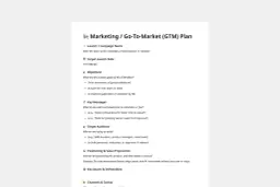 Gotowy plan marketingowy: cele, kluczowe komunikaty, grupa docelowa, pozycjonowanie i kanały.