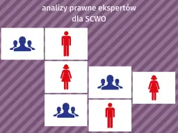 Ikony ludzi symbolizują przetwarzanie danych osobowych. Analizy prawne ekspertów dla SCWO.