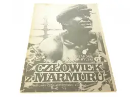 Okładka filmu "Człowiek z marmuru" w reżyserii Aleksandra Ścibora-Rylskiego.