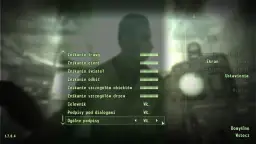 Menu gry Fallout 4, opcje graficzne i dźwiękowe. Widać polskie napisy, co sugeruje fallout 4 spolszczenie.