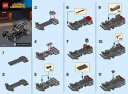 Instrukcja krok po kroku, jak zbudować samochód z Lego. Zobacz, jak powstaje Batmobil z zestawu DC Super Heroes.