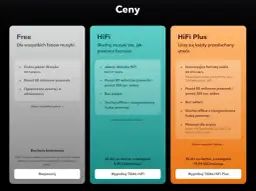 Porównanie planów TIDAL: Free, HiFi i HiFi Plus. Sprawdź ceny i funkcje, aby wybrać najlepszą opcję dla siebie.