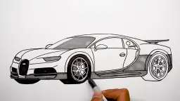 Jak narysować Bugatti Chiron: proste techniki i efektywne triki