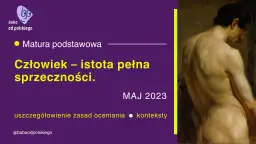Człowiek istota pełna sprzeczności: Jak pogodzić ogień z wodą?