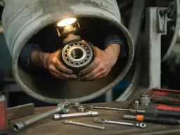 Jak wymienić łożyska w betoniarce 150 l - proste kroki i porady