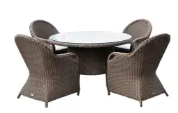 Okrągły stół 110 cm: Ile osób komfortowo usiądzie?