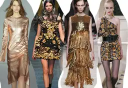 Złota sukienka: jak stworzyć olśniewającą stylizację? Porady stylistki