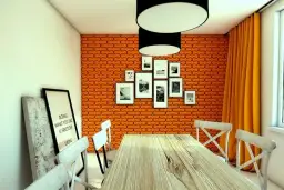 Pomysły na ścianę w kuchni przy stole, które zachwycą i ochronią