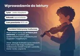 Tematy lekcji do lektury Janko Muzykant, które zainspirują uczniów