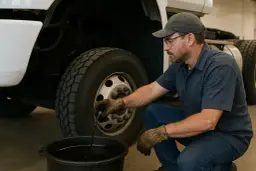 Wymiana oleju w ciężarówce: co ile? Ekspert radzi, jak oszczędzać.