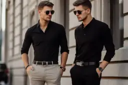 Idealne spodnie do czarnej koszuli? Sekrety stylizacji na każdą okazję