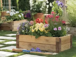 Kwietnik z drewna do ogrodu: praktyczny przewodnik DIY