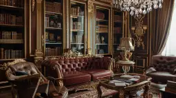 Biblioteczki w stylu Ludwika: Klasyczne meble do Twojego wnętrza