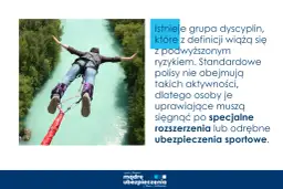 Skok na bungee – ekstremalna przygoda wymaga specjalnego ubezpieczenia sportowego. Standardowe polisy nie obejmują takich aktywności.