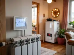 Piec na pellet: jaka temperatura na grzejniki zapewni oszczędności?