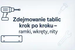 Jak zdjąć tablice rejestracyjne? Uniknij błędów i mandatu!