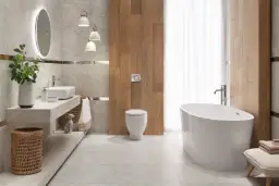 Gres czy płytki do łazienki: różnice, zalety i parametry techniczne