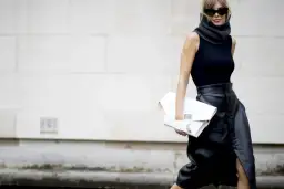 Falda de cuero negra: looks versátiles para cada ocasión