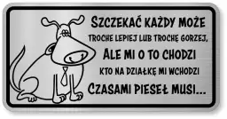 Najzabawniejsze tabliczki uwaga zły pies, które rozbawią każdego do łez