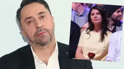 Marcin Miller z żoną Anną i innymi osobami.