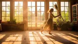 Sennik zamiatać podłogę - znaczenie snu