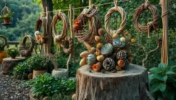 Jak ozdobić pień drzewa w ogrodzie: 7 kreatywnych pomysłów