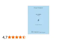 Okładka nut "Ave Maria" Franza Schuberta, transkrypcja Franza Liszta.