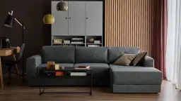 Szara kanapa: 100+ inspiracji, jak ożywić ją kolorem i stylem