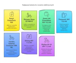  Baterie do rowerów elektrycznych - jak wybrać najlepszą i najwydajniejszą?