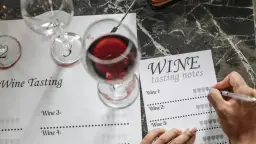 Degustacja wina metodą 5S: obserwuj, kręć, wąchaj, smakuj, delektuj się. Notatki z degustacji wina.