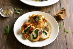 Pyszna rolada drobiowa ze szpinakiem, która zachwyci każdego smakosza