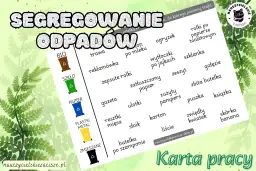 Darmowe karty pracy o recyklingu dla dzieci: Ucz ekologii przez zabawę!