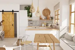 Co na ścianę w kuchni przy stole, aby uniknąć zabrudzeń i uszkodzeń?