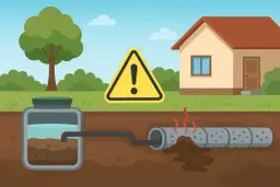 Oczyszczalnia ścieków z zatkanym drenażem. Zobacz, jak udrożnić drenaż oczyszczalni, by uniknąć problemów.