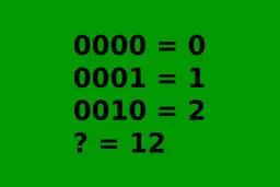 Jak zamienić liczbę na system binarny? Przykład: 0000=0, 0001=1, 0010=2. Jaki jest zapis binarny liczby 12?
