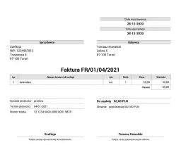 Faktura imienna: Jakie dane dla osoby prywatnej? Bez NIP-u!