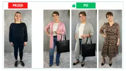 Przed i po: metamorfoza stylizacji. Od czarnego swetra do zwiewnej sukienki – zgaszone lato stylizacje.