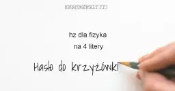 Herc (Hz) dla fizyka w krzyżówce: Rozwiąż i zrozum!