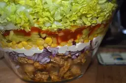 Sałatka gyros co po kolei - krok po kroku do pysznej sałatki