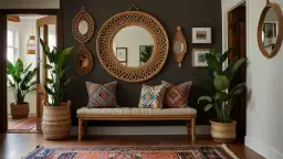 Aranżacja przedpokoju boho: Stylowe pomysły i dekoracje