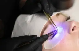 Jak wygląda zabieg z użyciem lampy UV do rzęs?