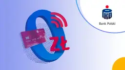 Karta PKO BP i symbol złotówki. Dowiedz się, jak wyłączyć debet na koncie PKO, by lepiej zarządzać finansami.