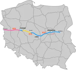 Ile bramek na autostradzie A2? Sprawdź, gdzie są punkty poboru opłat