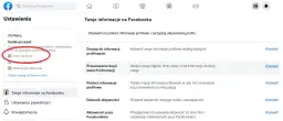 Ustawienia Facebooka: Centrum kont, Dane osobowe. Tu dowiesz się, jak zmienić nazwisko na Facebooku.
