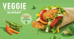 McWrap Veggie z kotletem warzywnym. Zastanawiasz się, ile kcal ma wege wrap z Mc?