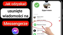 Jak odzyskać zdjęcia z messengera: jak przywrócić usunięte konwersacje?