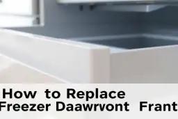 Pęknięty front zamrażarki? Wymień go sam! Prosty poradnik