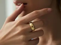 Szeroki złoty pierścionek: Trendy, wybór, stylizacja. Idealna obrączka?