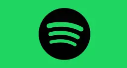 Logo Spotify na zielonym tle.